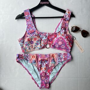 Nanette Lepore  2pc Cait bikini swim set